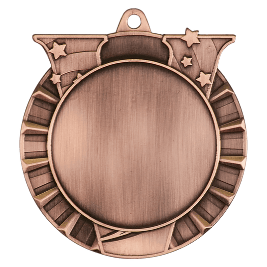 Victory 2" Insert Holder Medal-Antique Bronze (Insert Not Included)