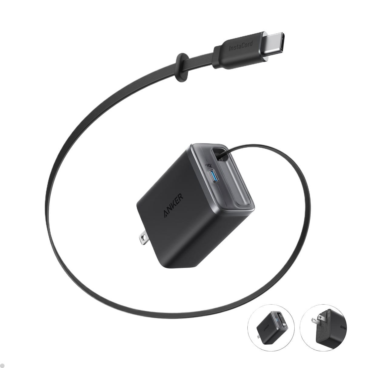 Anker Nano Charger (35W, Built-In Retractable USB-C Cable)