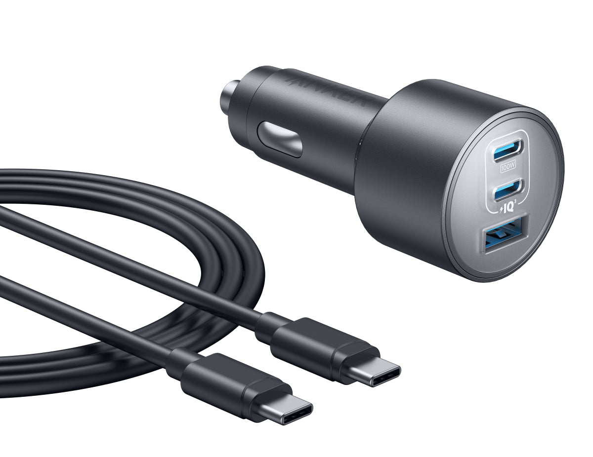 Anker Nano Car Charger (167.5W, 3 Ports)
