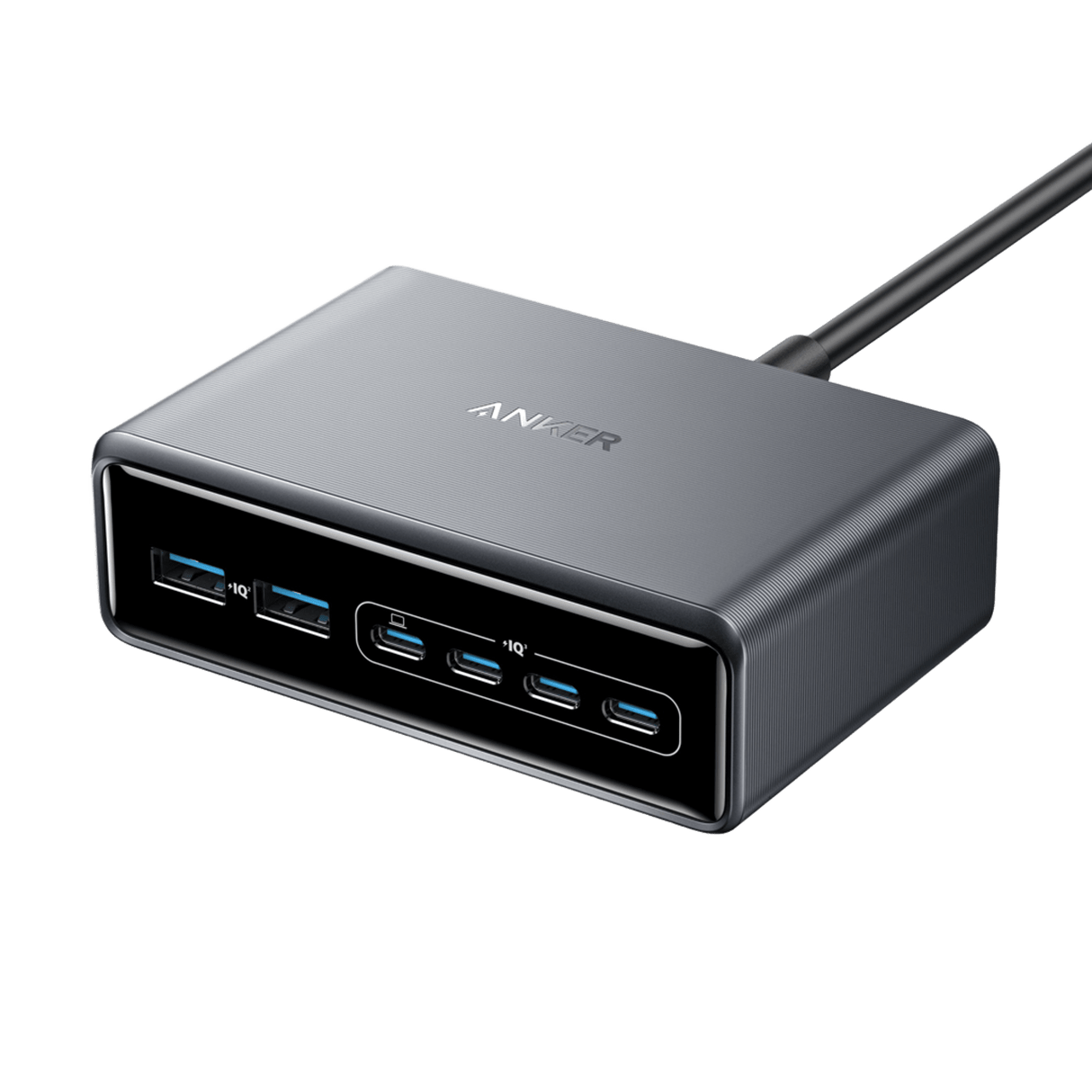 Anker Prime Charger (200W, 6 Ports, GaN)-AKD Ink