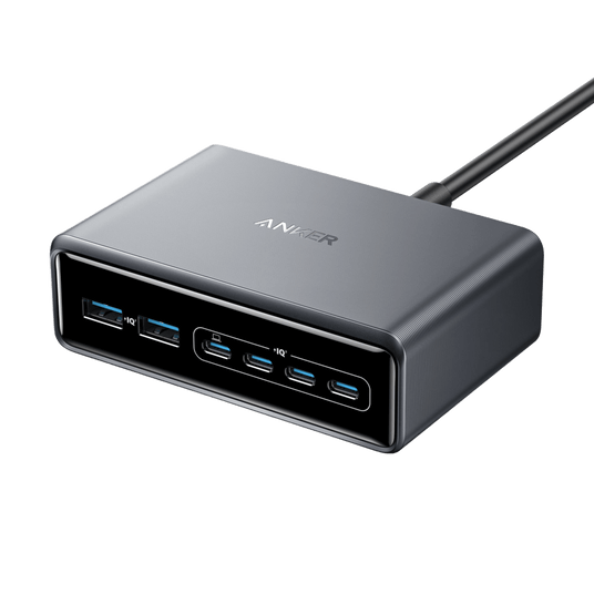 Anker Prime Charger (200W, 6 Ports, GaN)-AKD Ink