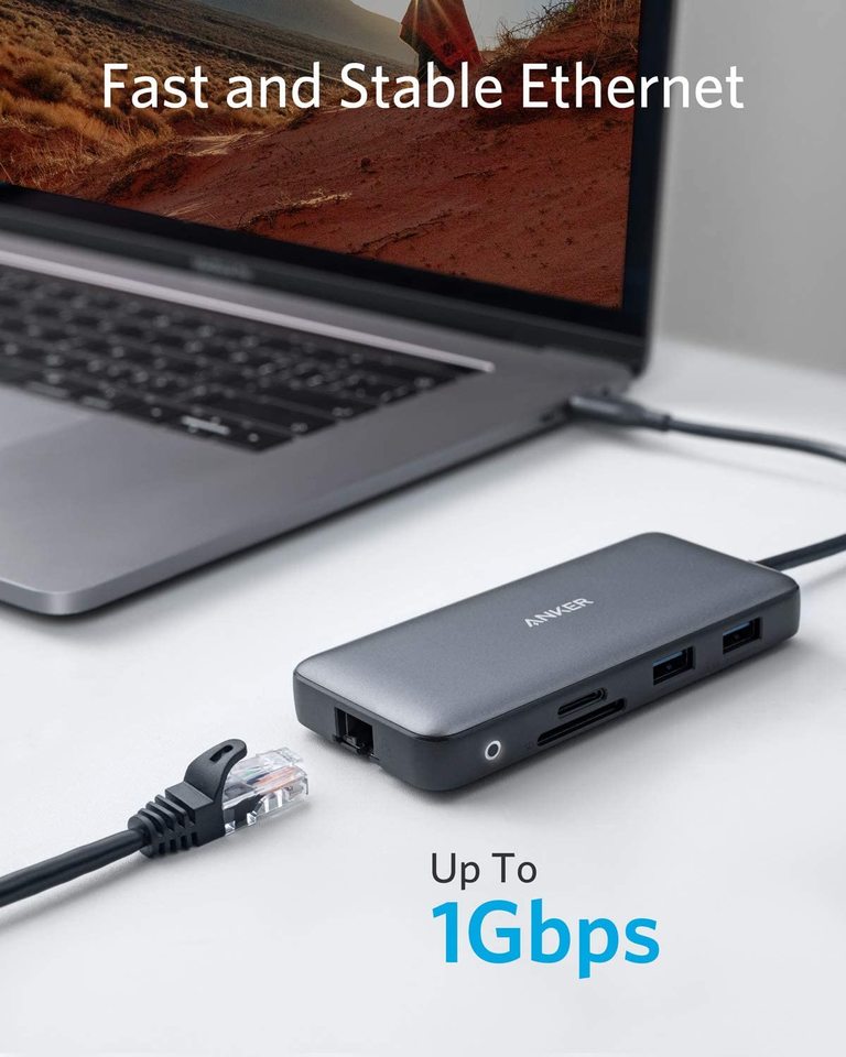 Anker <b>553</b> USB-C Hub (8-in-1)-AKD Ink