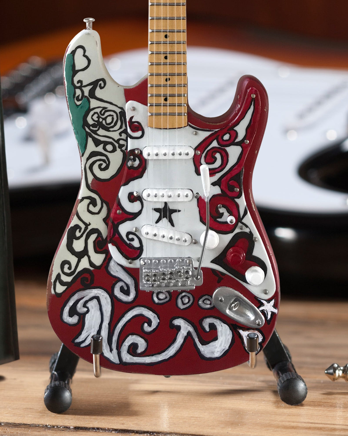 Officially Licensed Jimi Hendrix Mini Fender™ Strat™ Saville Guitar Model