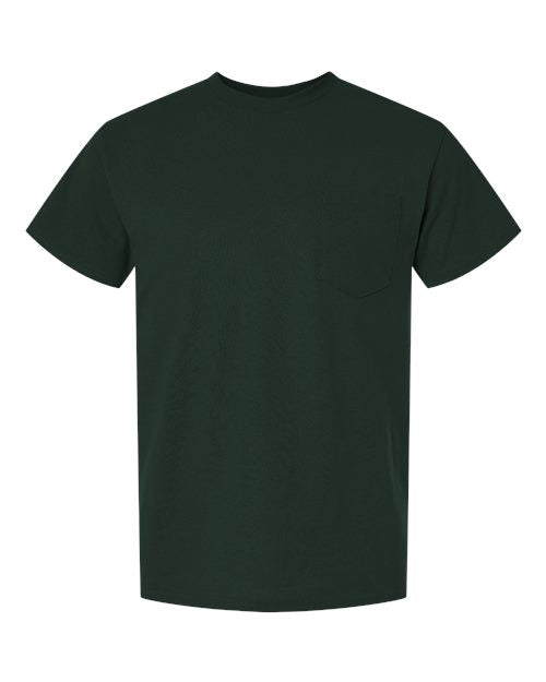 Unisex DryBlend® Pocket T-Shirt-AKD Ink