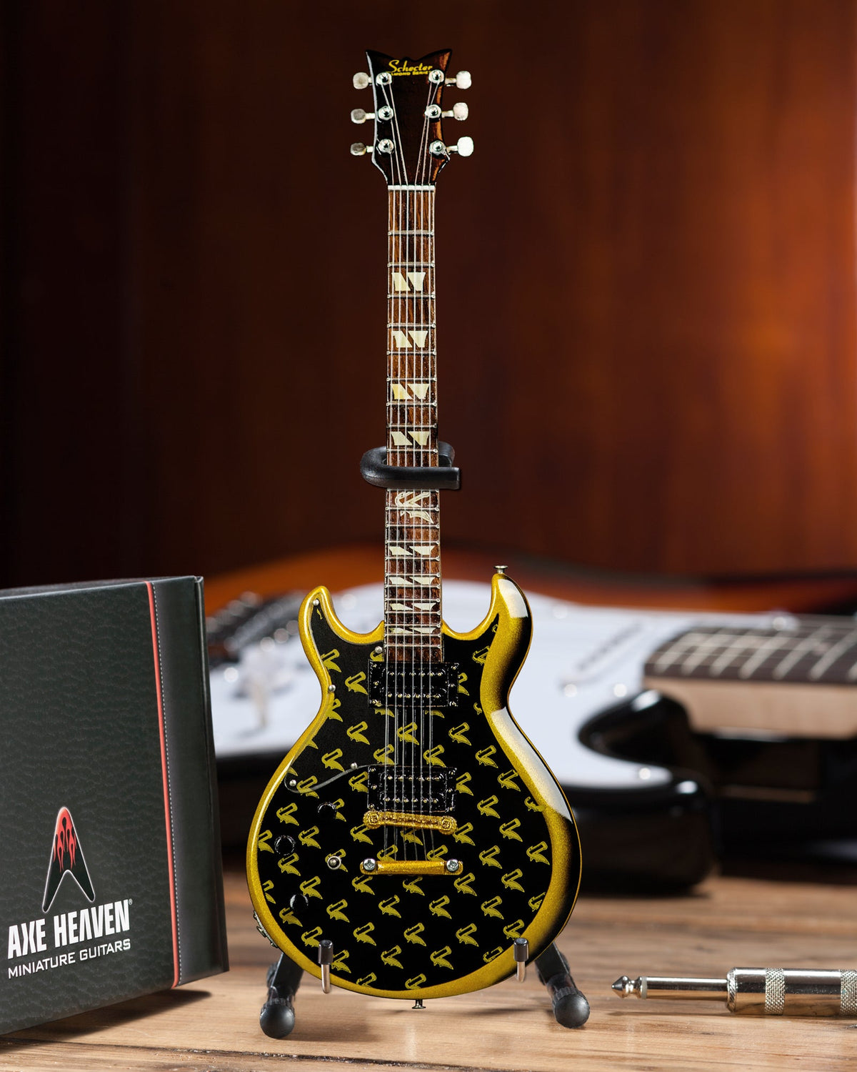 Officially Licensed Zacky Vengeance Blade Schecter Mini Guitar from Avenged Sevenfold