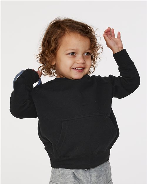 Toddler Special Blend Hooded Raglan Sweatshirt - AKD Ink