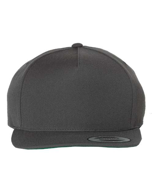 Premium Five-Panel Snapback Cap-AKD Ink