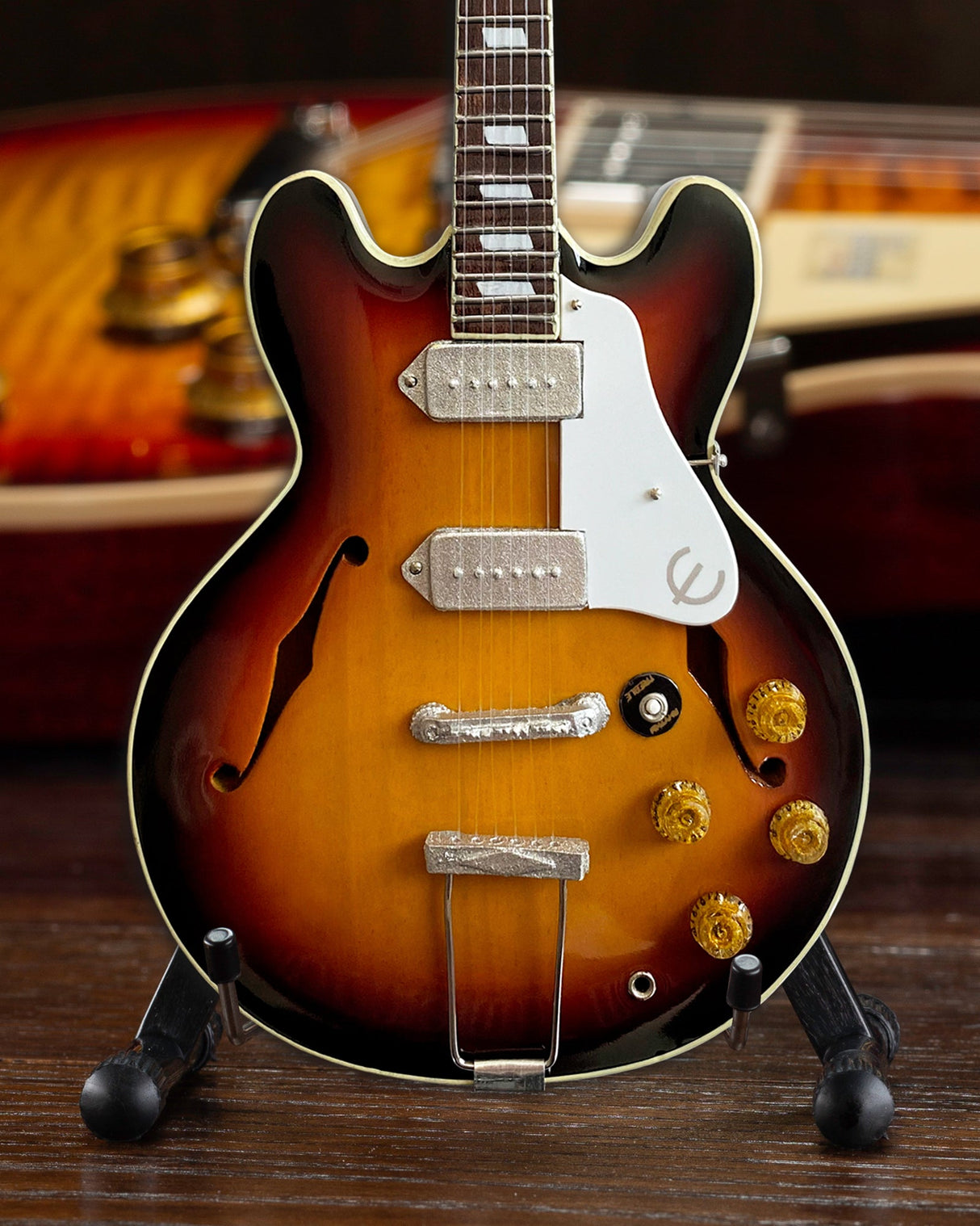 Epiphone 1965 Casino Sunburst 1:4 Scale Miniature Guitar Model