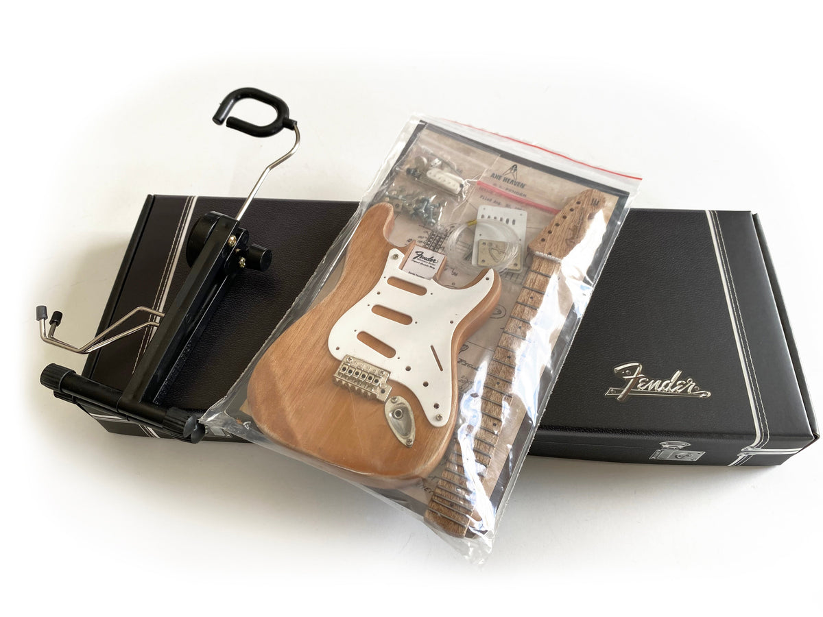 Miniature Guitar MODEL KIT - Fender™ Stratocaster™ - BUILD YOUR OWN - Officially Licensed