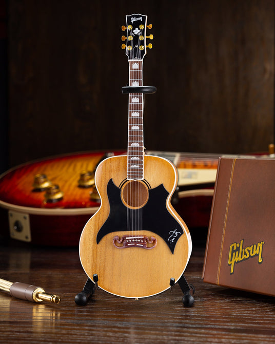 Tom Petty Gibson SJ-200 Wildflower - Antique Natural Miniature Guitar Model