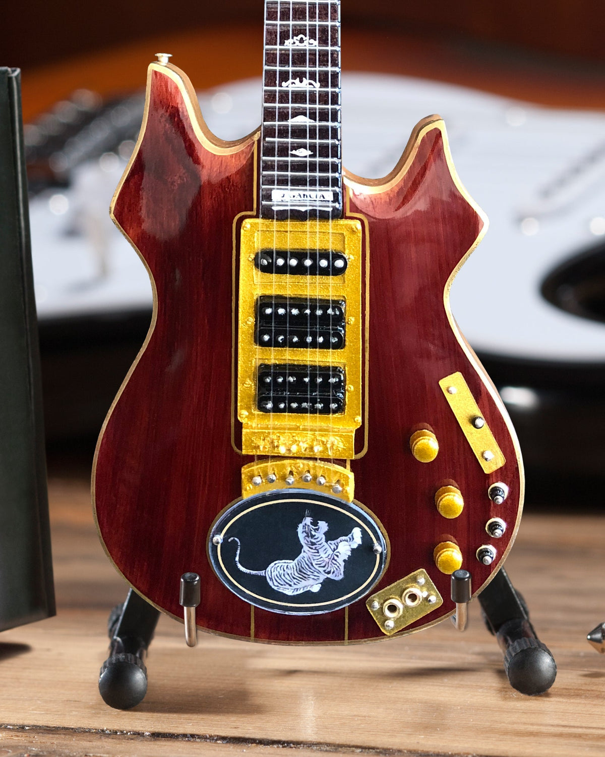 Jerry Garcia™ Tiger™ Tribute Mini Guitar Replica - OFFICIALLY LICENSED