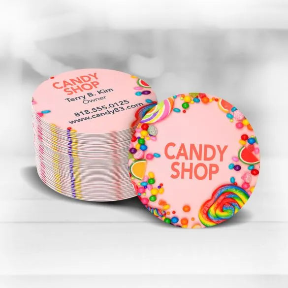 Circle Business Cards-AKD Ink