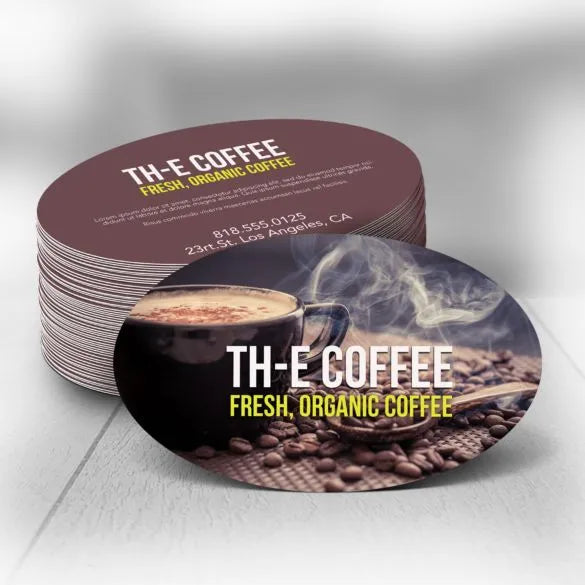 Oval Business Cards-AKD Ink
