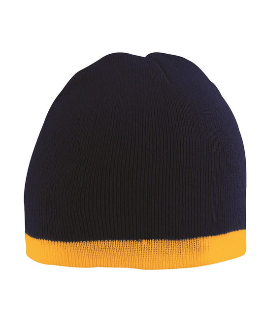 Two-Tone Knit Beanie