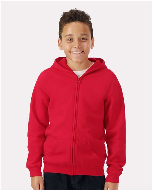 Youth Heavy Blend™ Full-Zip Hooded Sweatshirt-AKD Ink