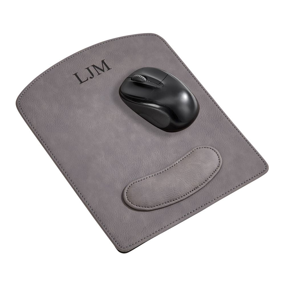 Leatherette Mouse Pad Grey 9.75" X 8"-AKD Ink