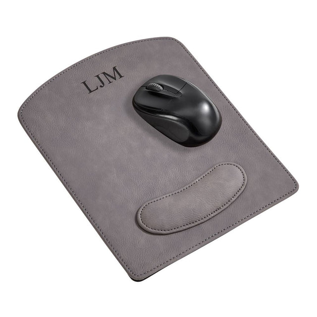 Leatherette Mouse Pad Grey 9.75" X 8"-AKD Ink