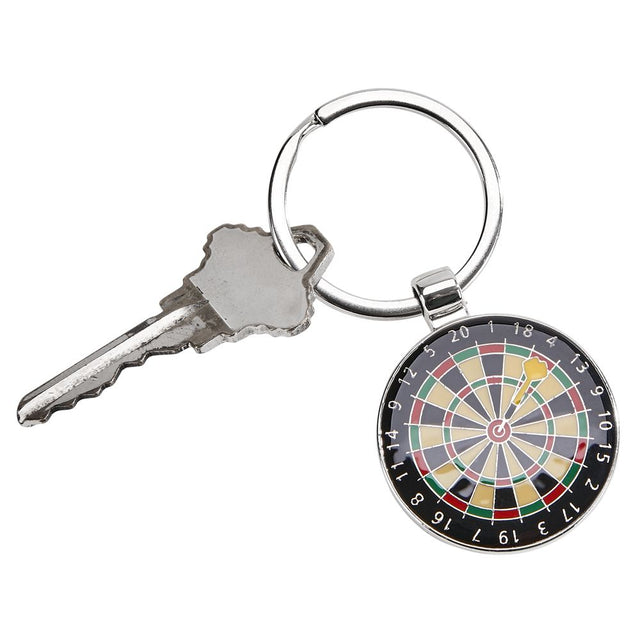 Dart Board Keychain, 3"-AKD Ink
