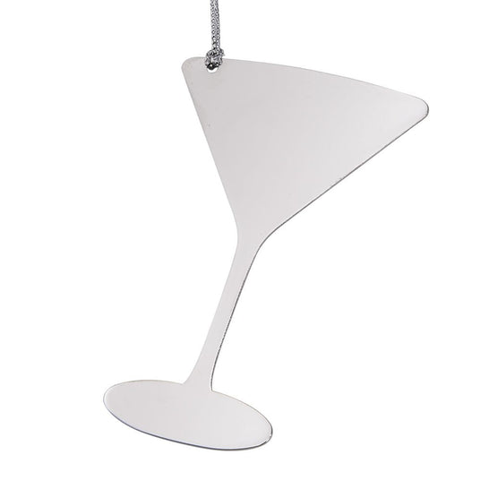 Martini Ornament, Np 3.375" X 2.25"-AKD Ink