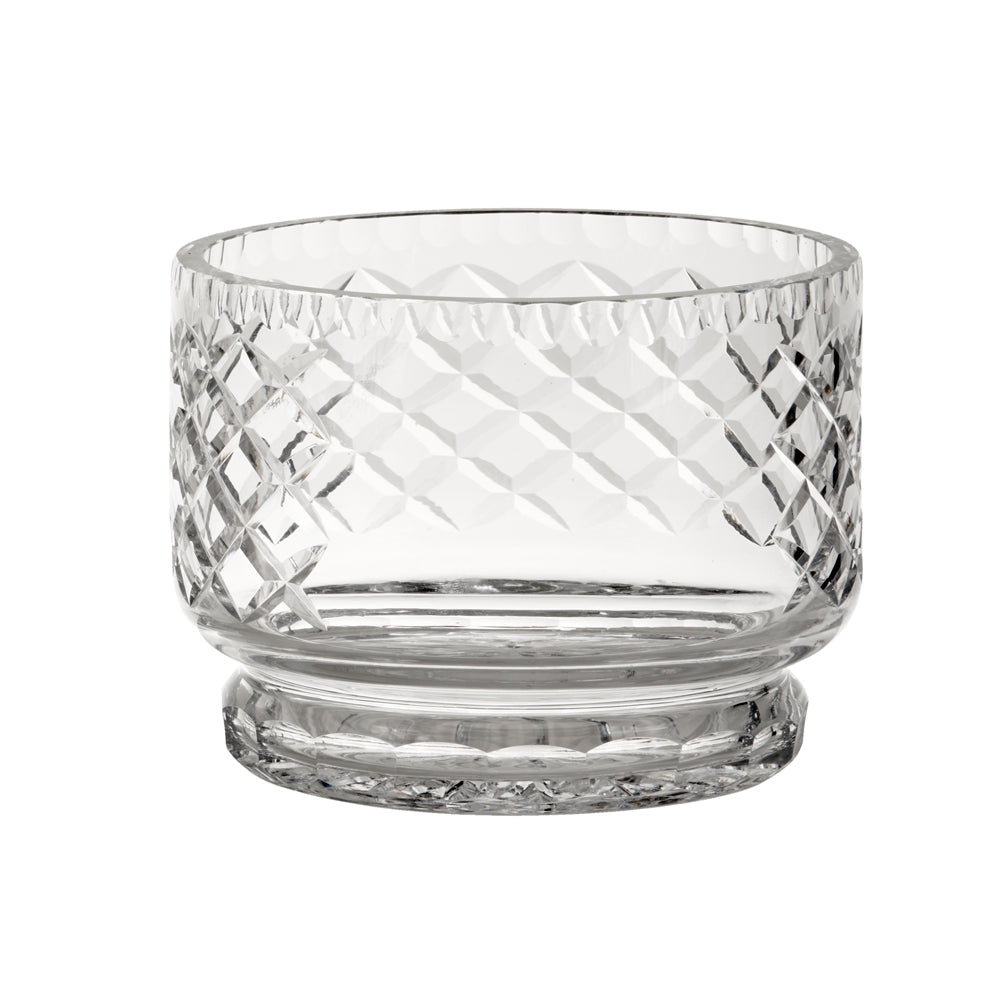 Crystal Round Bowl With Medallion Ii Pattern, 4.5" X 6"-AKD Ink