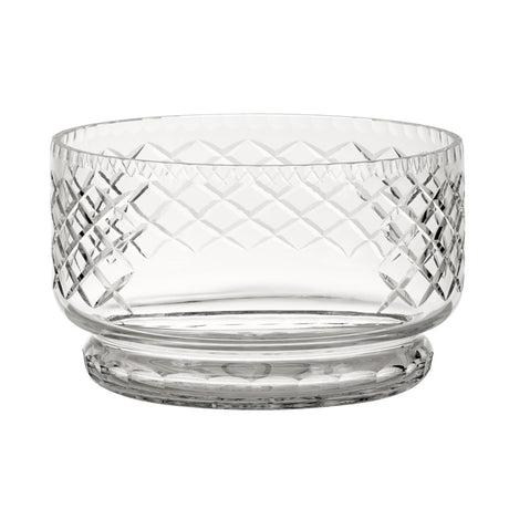 Crystal Round Bowl With Medallion Ii Pattern, 4.5" X 7.5"-AKD Ink