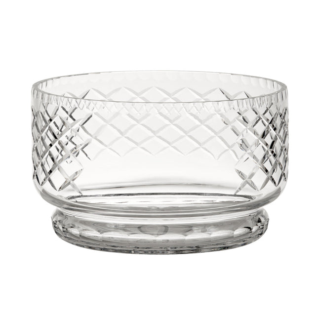 Crystal Round Bowl With Medallion Ii Pattern, 4.5" X 7.5"-AKD Ink