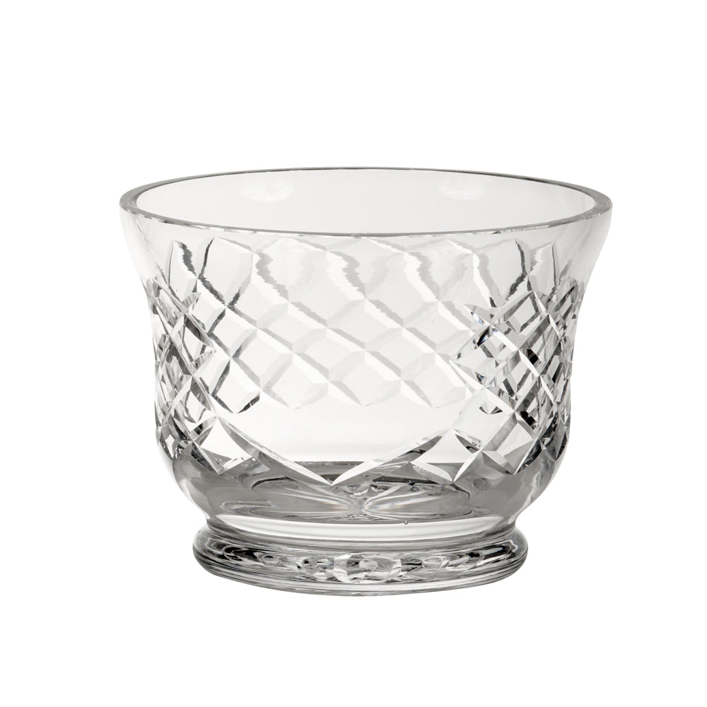 Crystal Round Flared Bowl With Medallion Ii Pattern, 4.5" X 6"-AKD Ink
