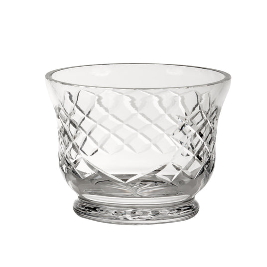 Crystal Round Flared Bowl With Medallion Ii Pattern, 4.5" X 6"-AKD Ink