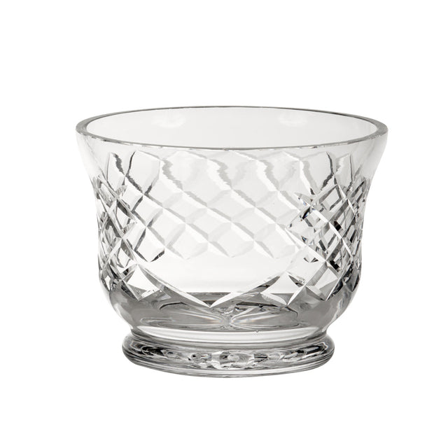 Crystal Round Flared Bowl With Medallion Ii Pattern, 4.5" X 6"-AKD Ink
