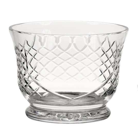 Crystal Round Flared Bowl With Medallion Ii Pattern, 5.5" X 7.5"-AKD Ink
