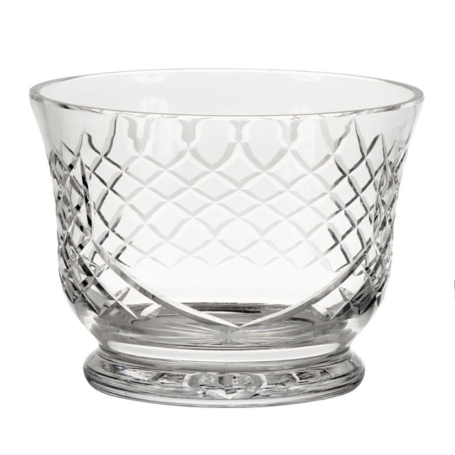 Crystal Round Flared Bowl With Medallion Ii Pattern, 5.5" X 7.5"-AKD Ink