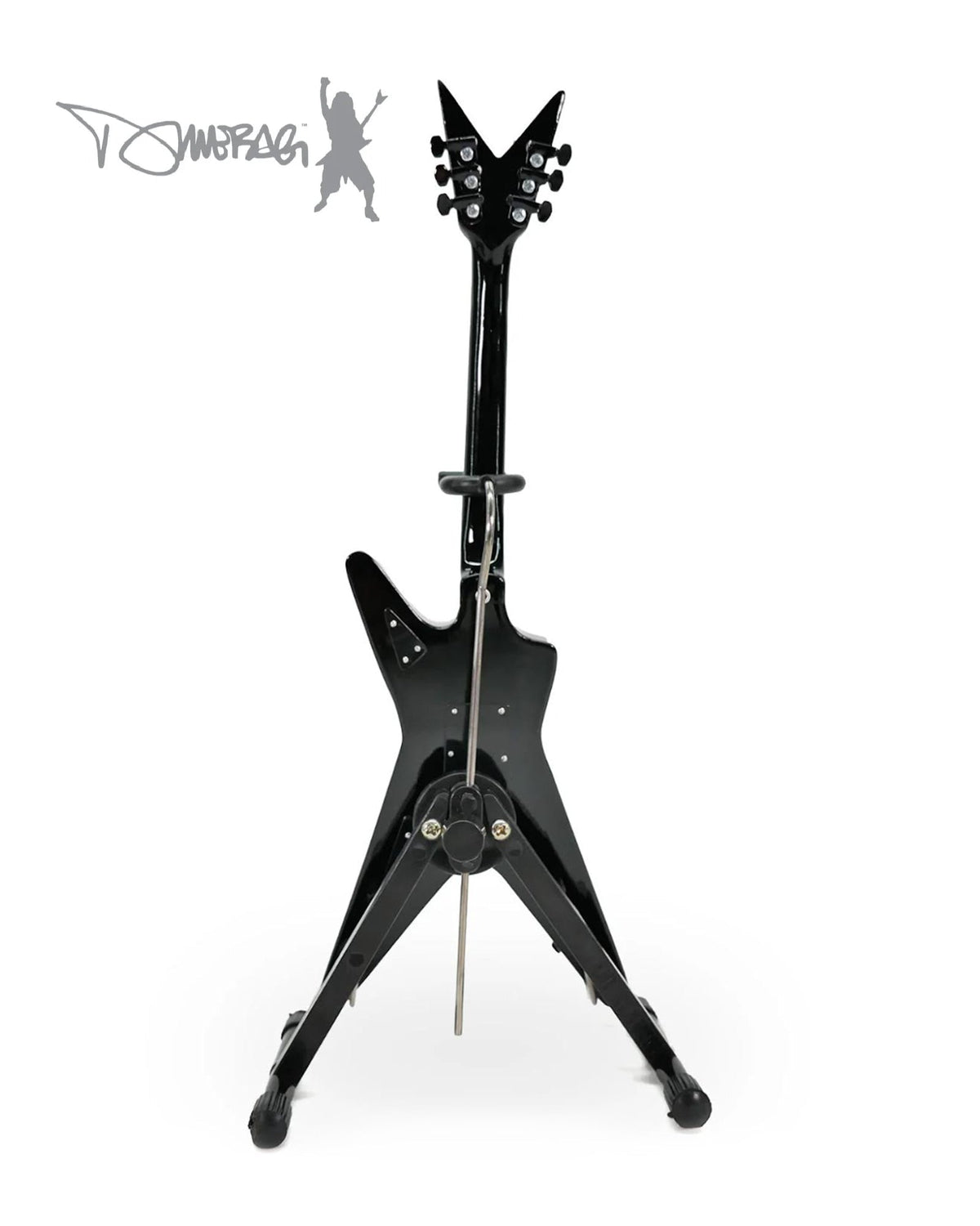 Licensed Dimebag Darrell Signature Lightning Bolt Miniature Guitar Replica