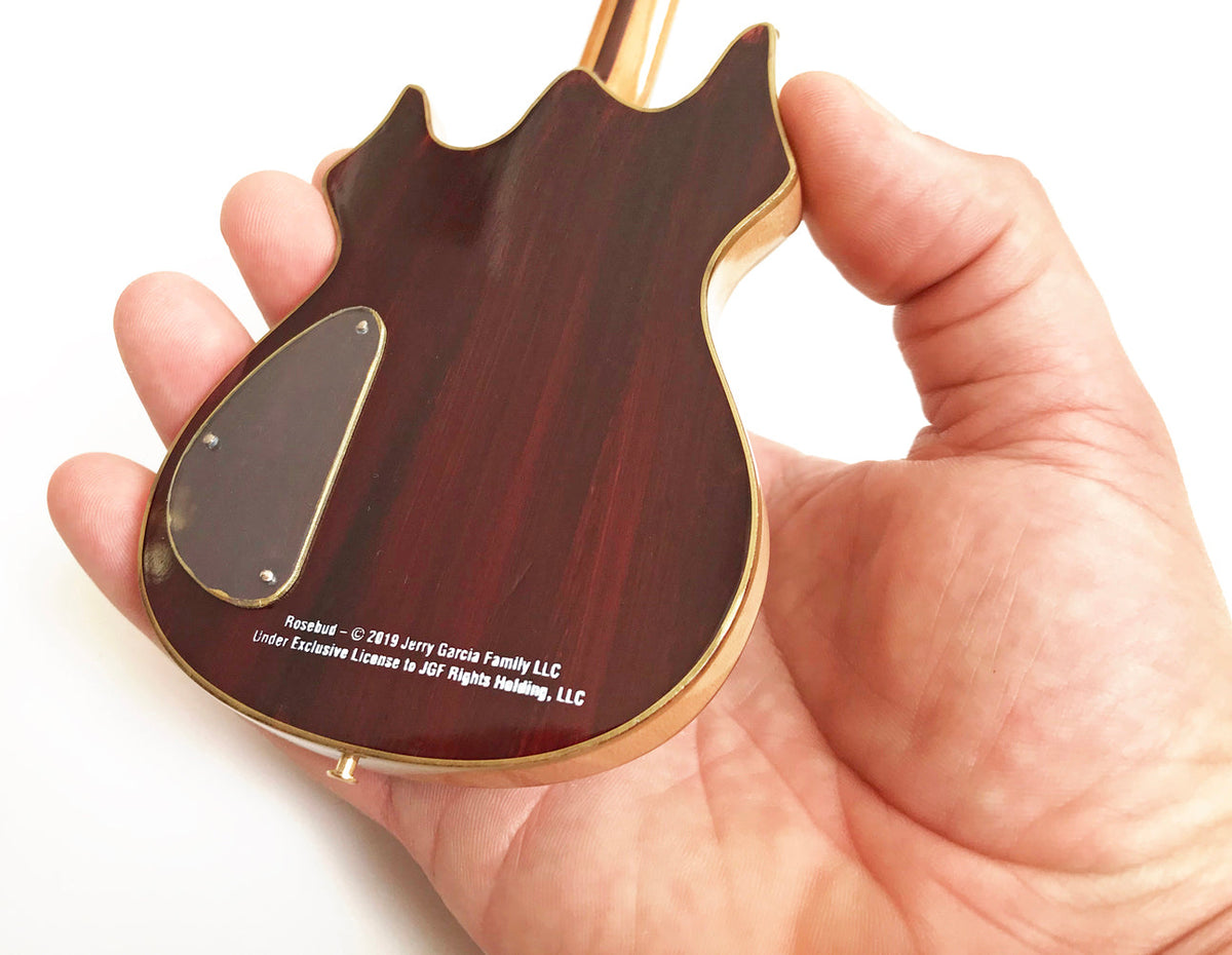 Jerry Garcia™ Set of Tiger™ & Rosebud™ Miniature Guitar Replica Collectibles