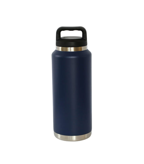 36 Oz Stainless Steel Twist-Off Cap Water Bottle - Navy-AKD Ink