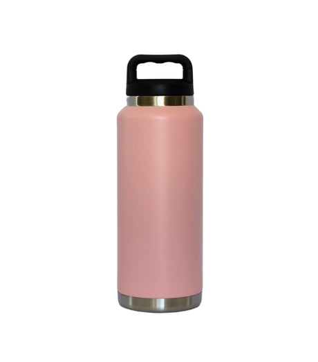 36 Oz Stainless Steel Twist-Off Cap Water Bottle - Pink-AKD Ink