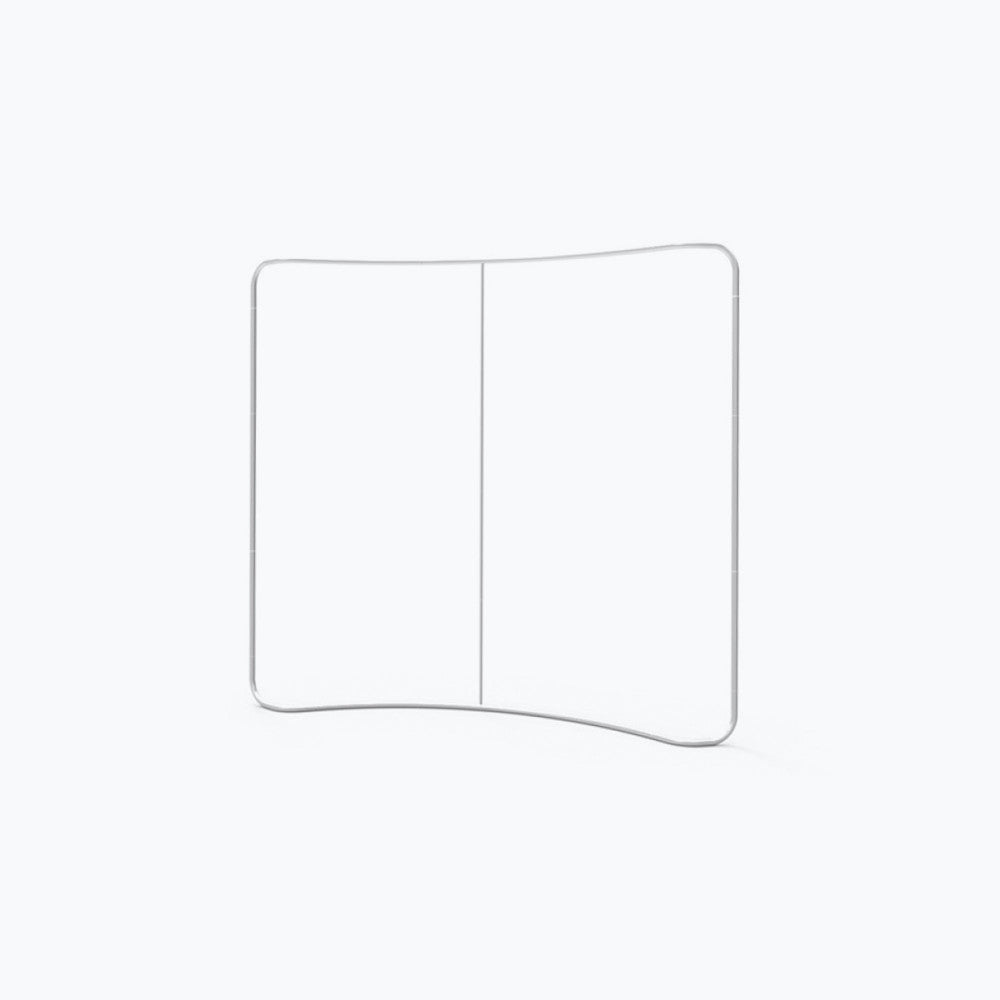 8ft Curve Tension Fabric Display Hardware Only