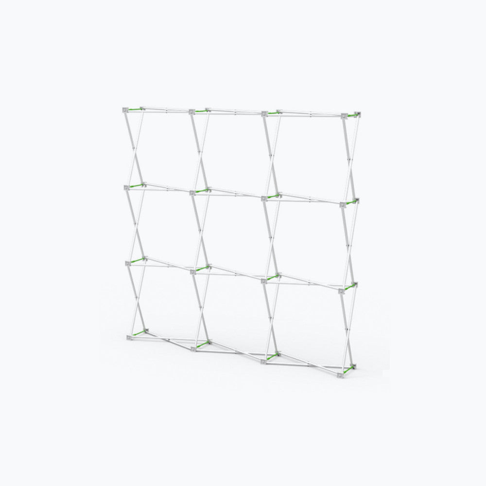 8ft Straight Velcro Fabric Pop Up Display Hardware Only