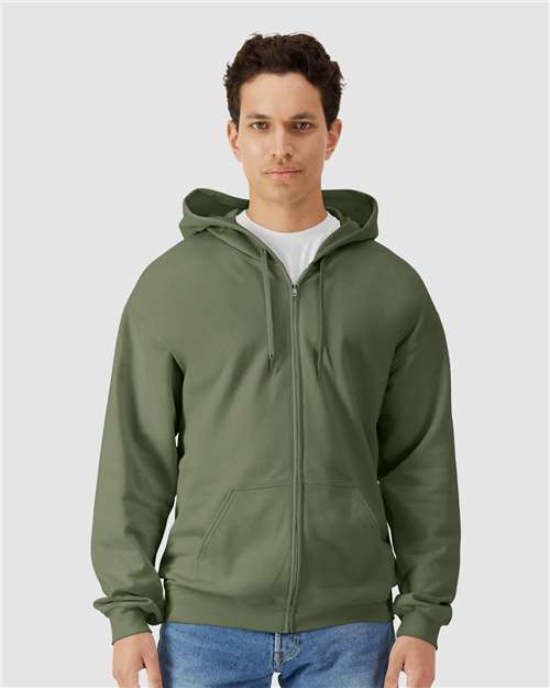 Unisex Softstyle® Full-Zip Hooded Sweatshirt-AKD Ink