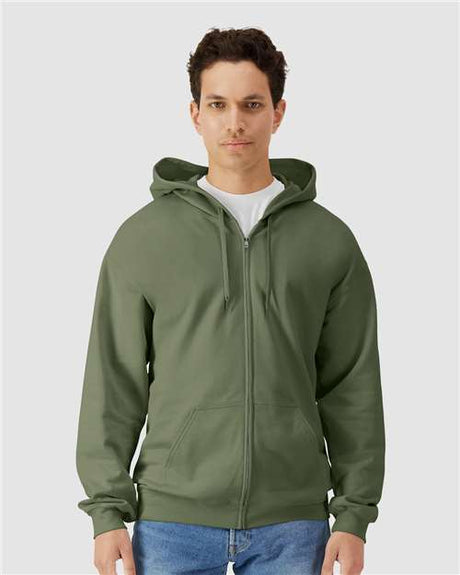 Unisex Softstyle® Full-Zip Hooded Sweatshirt-AKD Ink