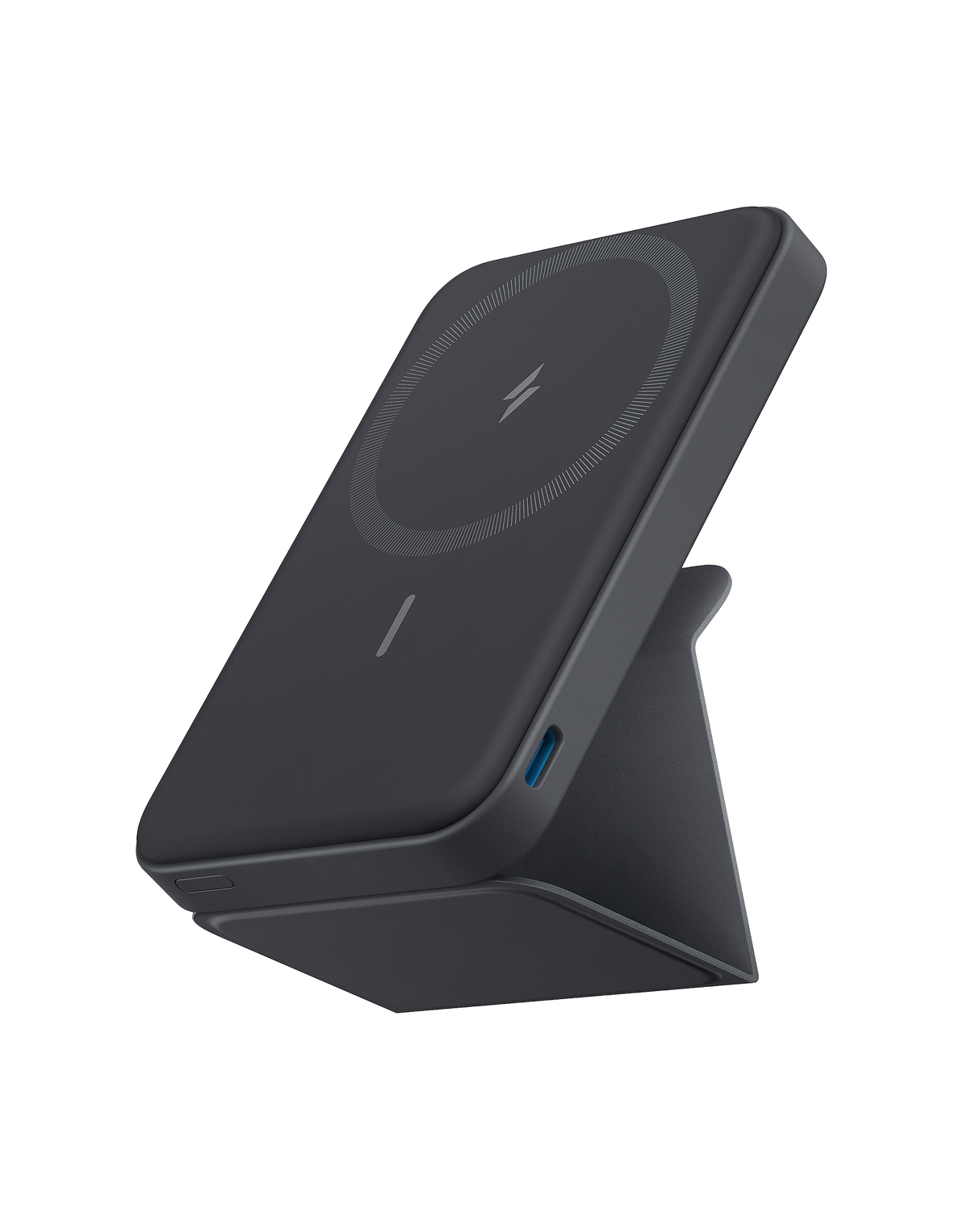 Anker 622 MagGo Magnetic Battery charger attached to a smartphone, showcasing portable charging capability and sleek design.