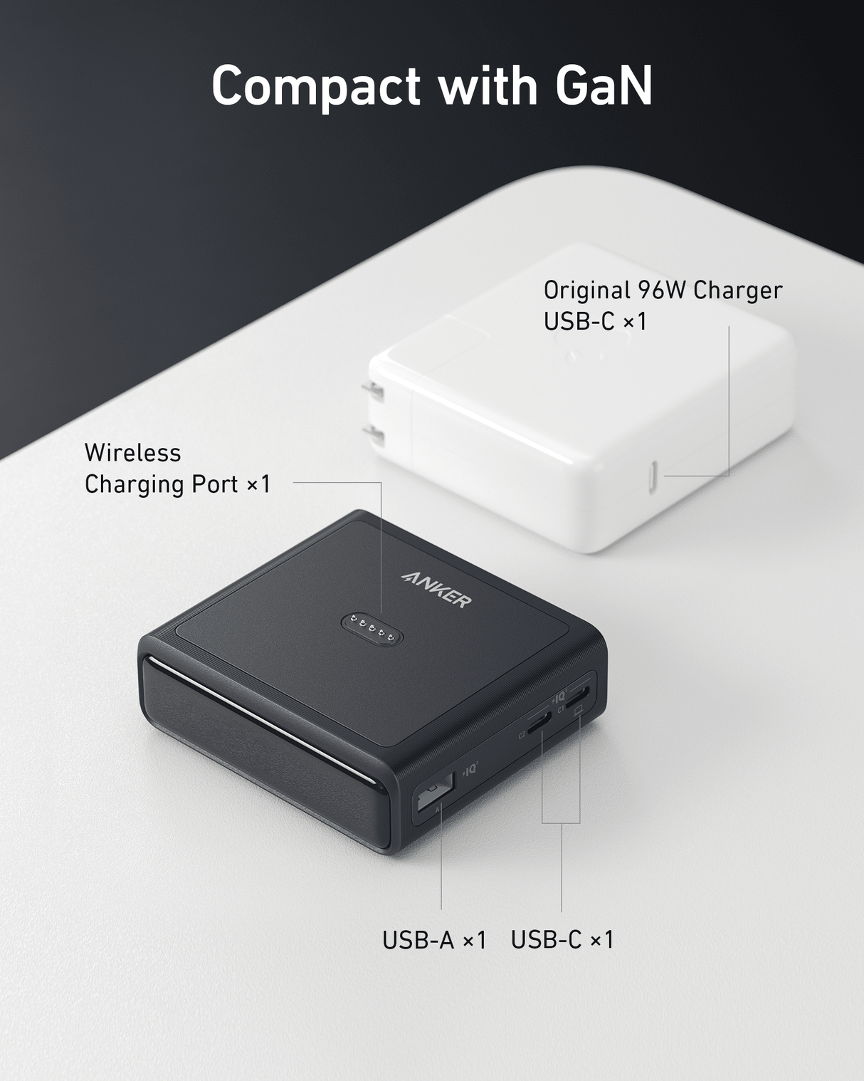 Anker 100W Charging Base for Anker Prime Power Bank - AKD Ink