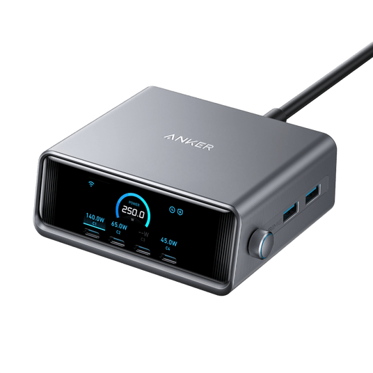 Anker Prime Charger (250W, 6 Ports, GaNPrime) - AKD Ink