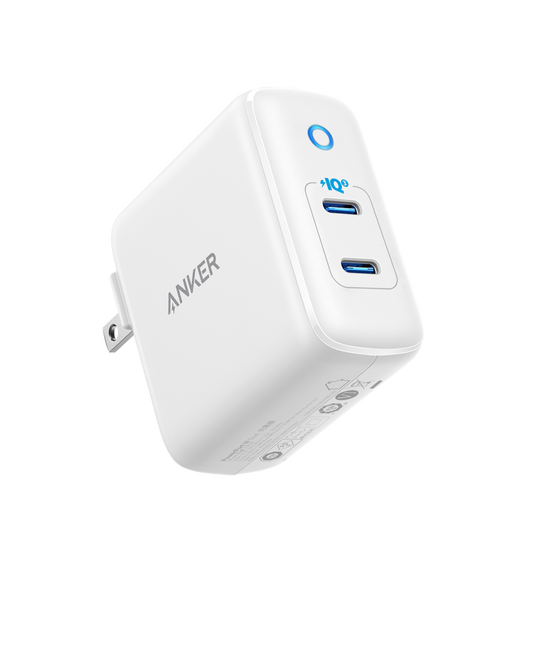 Anker 324 Charging Only 40W charger with compact design and USB-C port, shown on a neutral background.