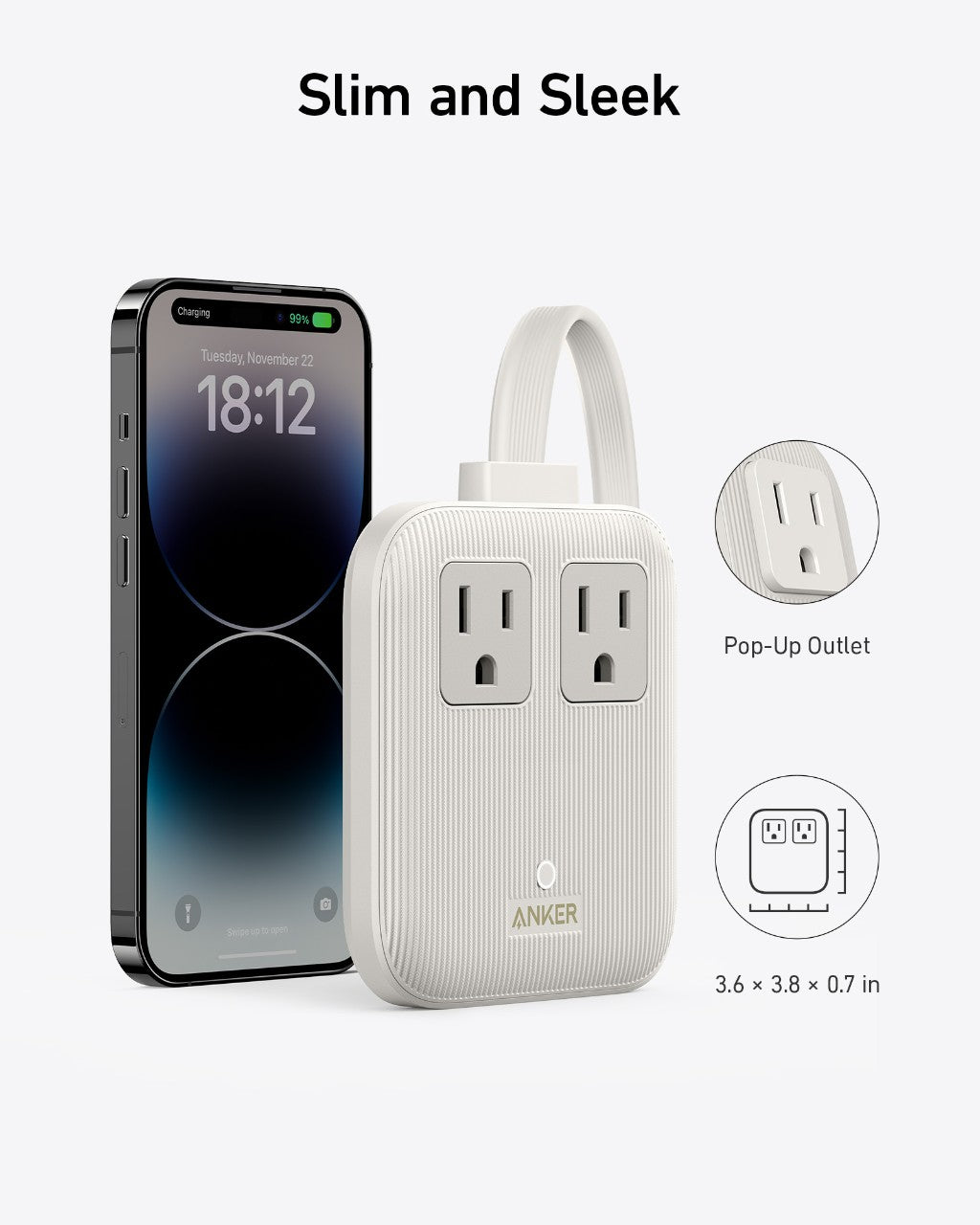 Anker Nano 6-in-1 67W charging station with multiple USB ports and compact design for fast device charging.