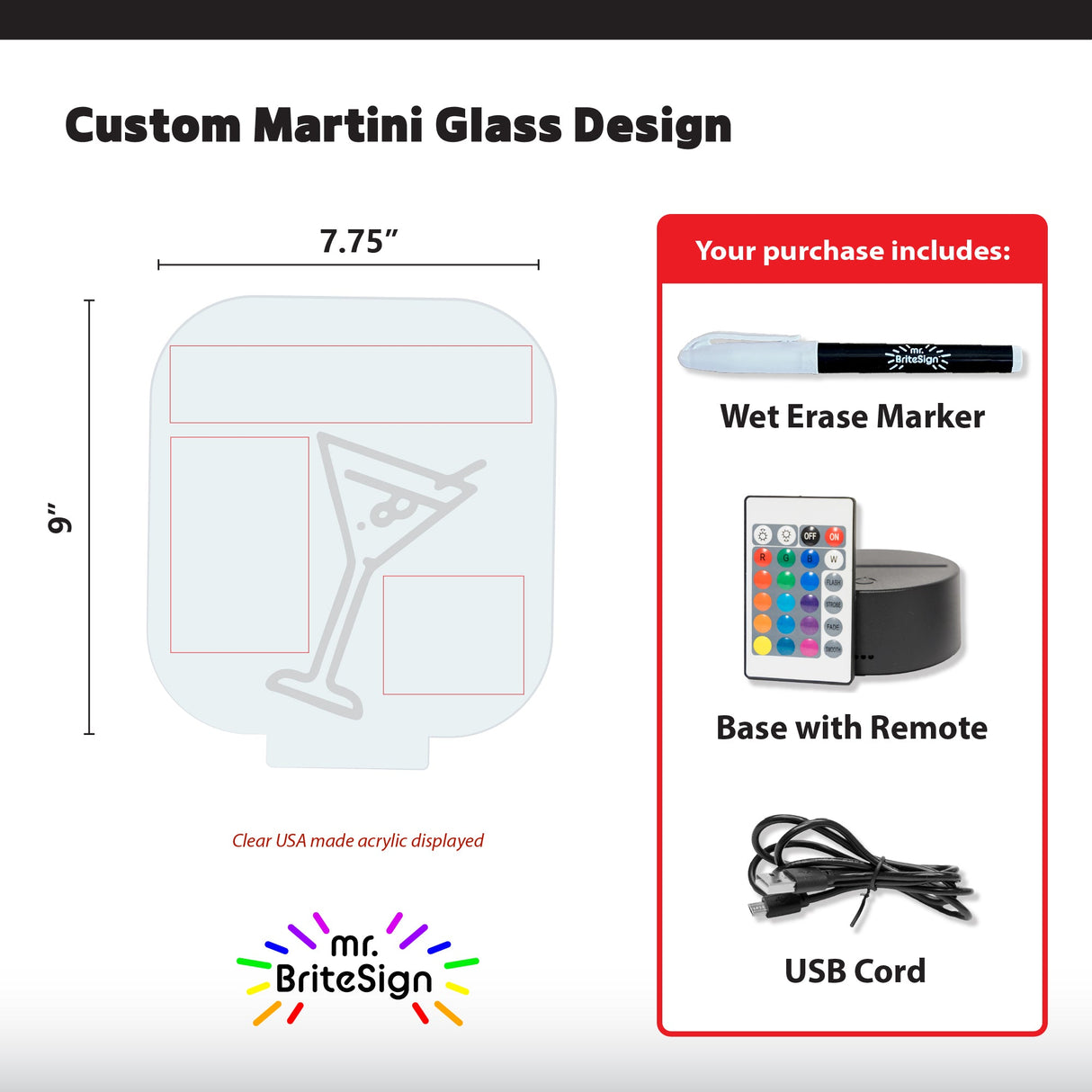 mr.BriteSign Martini - AKD Ink