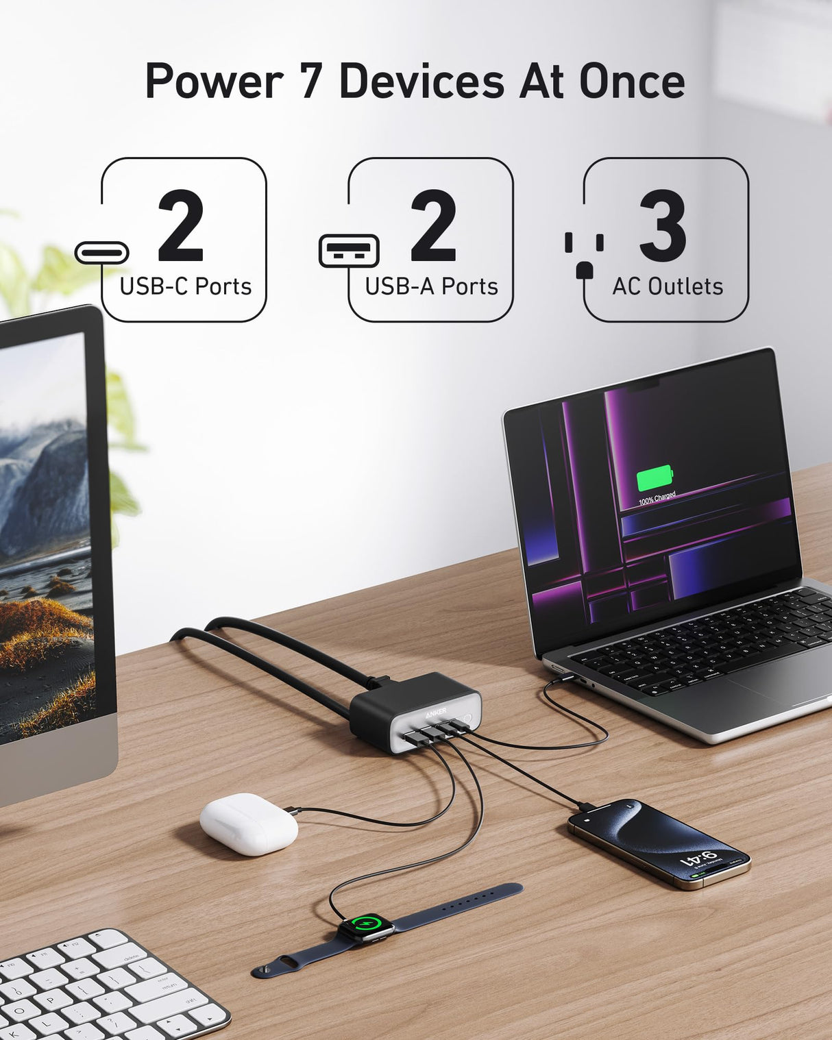 Anker 7-in-1 USB-C Charging Station (100W) BOA-AKD Ink