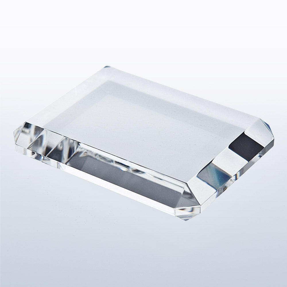 Optic Beveled Rectangle premium recognition award