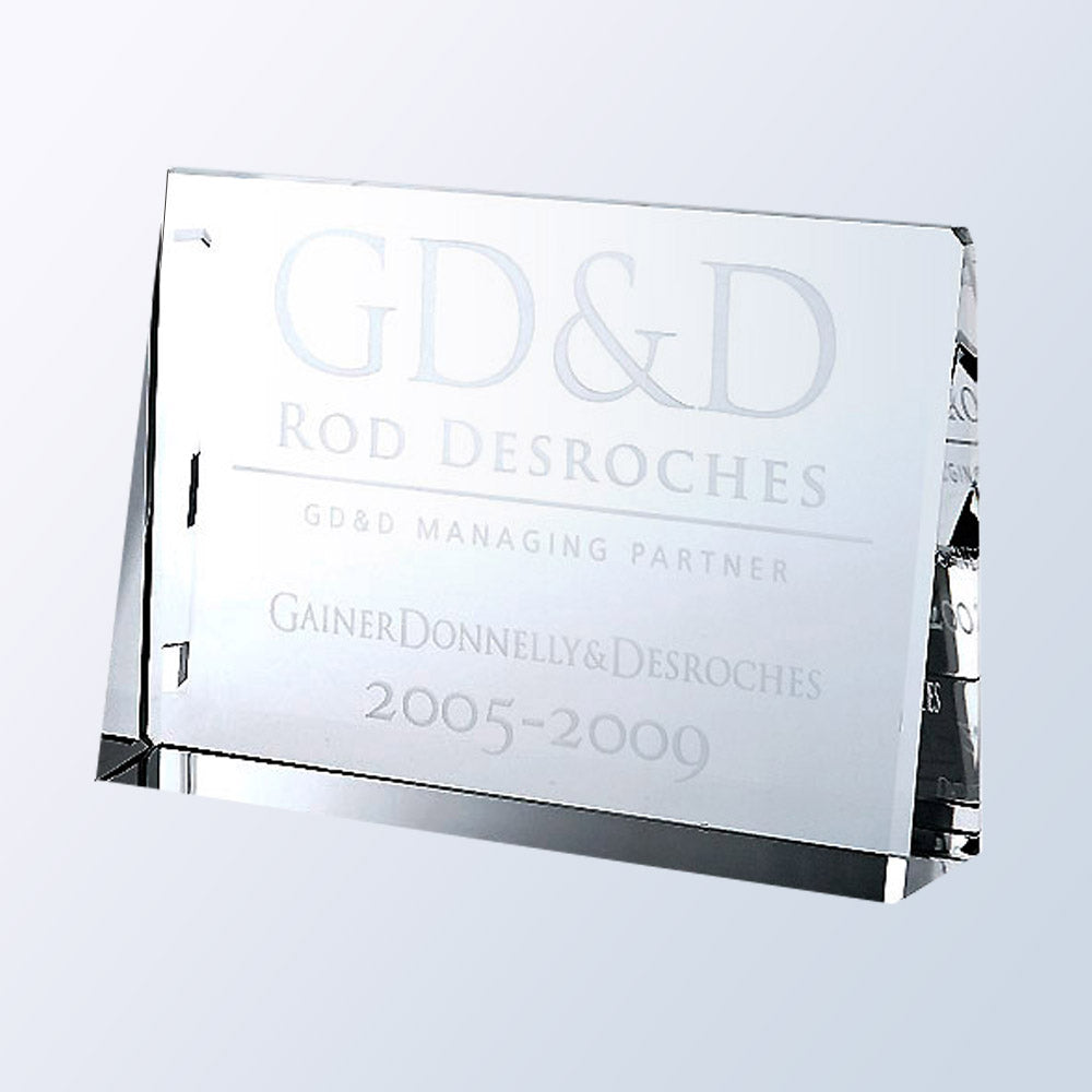 Horizontal Rectangle Plaque C424