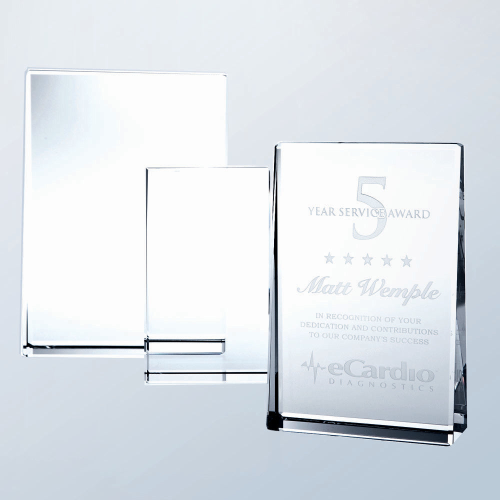 Vertical Rectangle Plaque view 2