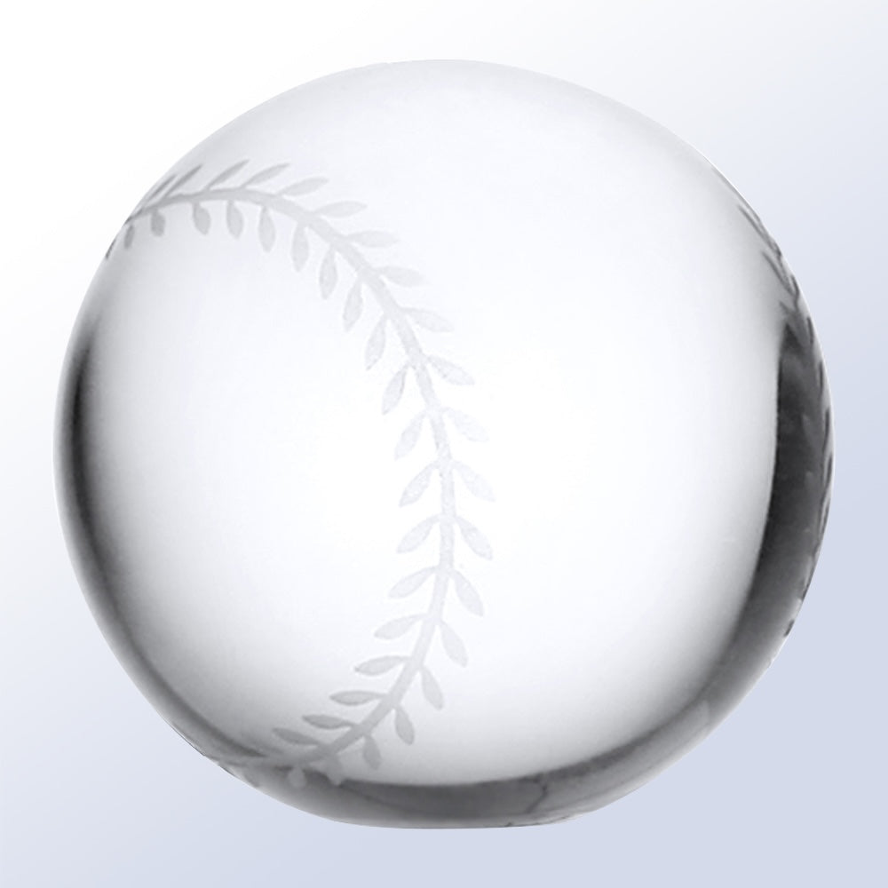 Baseball with flat bottom premium recognition award